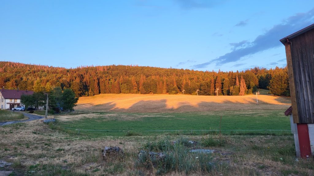 COUCHER DE SOLEIL en PLEIN ETE